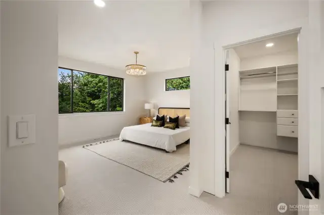 Primary Bedroom with walk in closet