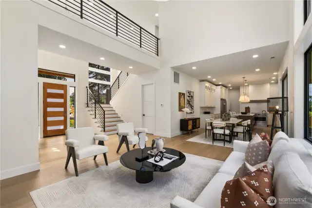 Open space living room