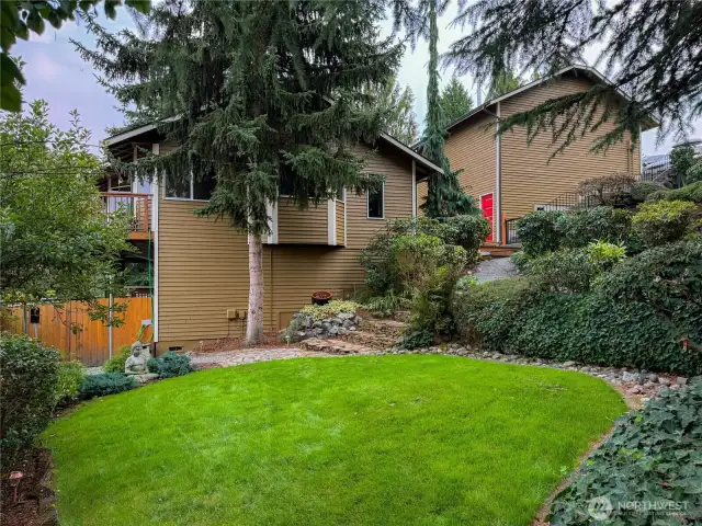Tranquil courtyard offering privacy and charm.