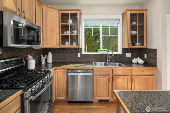You will love the premium appliances!