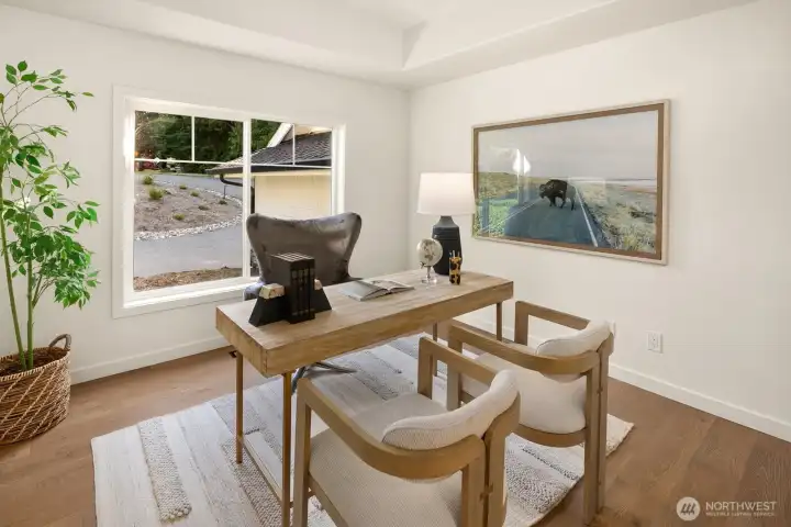 Main floor bedroom/office option