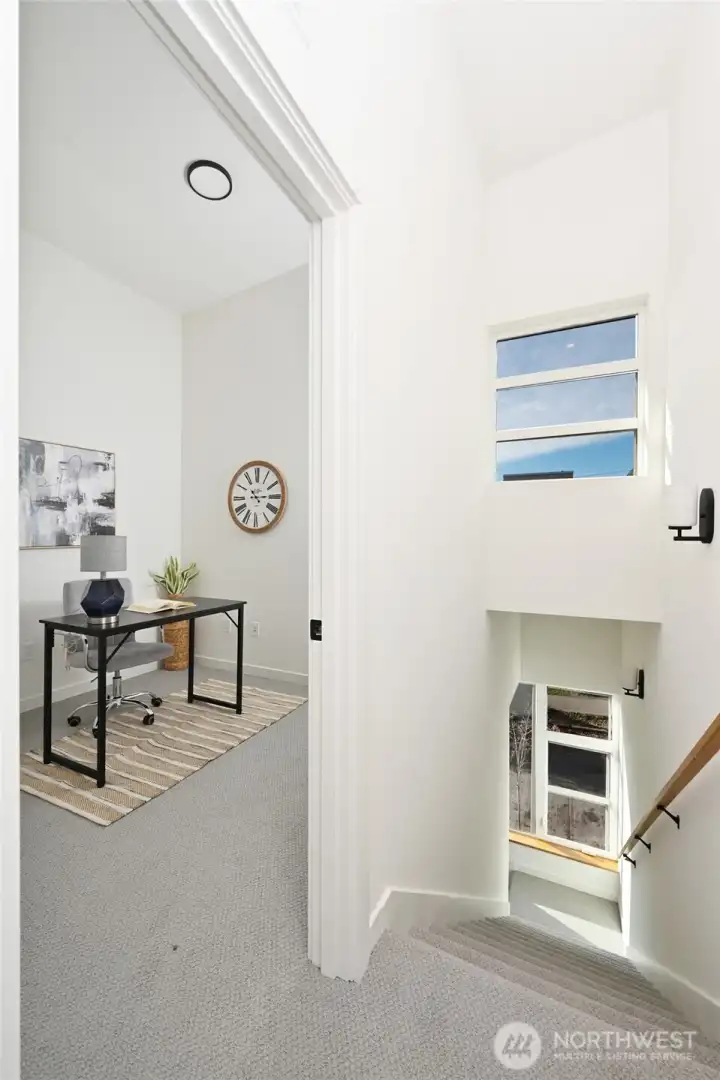 More west-facing windows.