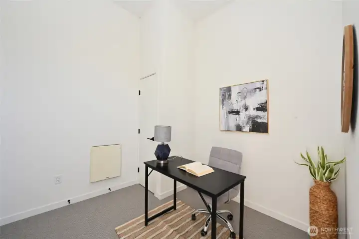 2nd top-floor bedroom could make a perfect home office.