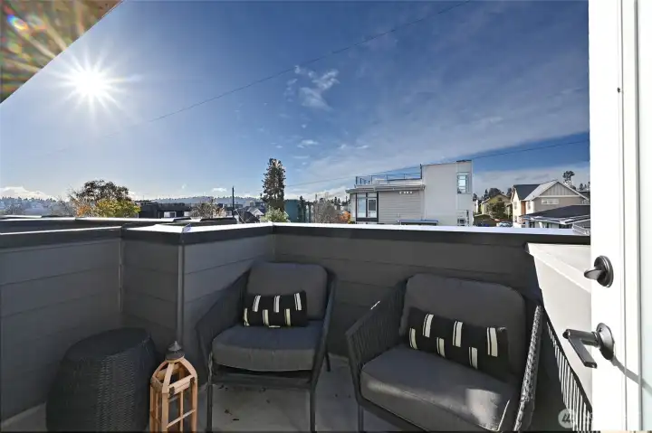 Time to enjoy that afternoon sun.