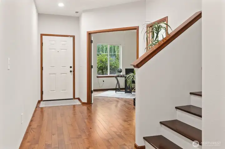 Freshly painted interior.