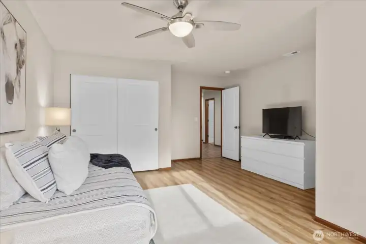 Ample storage thru-out.