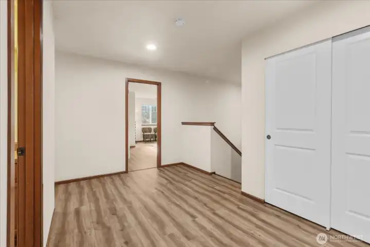 Open Flex space on upper level.