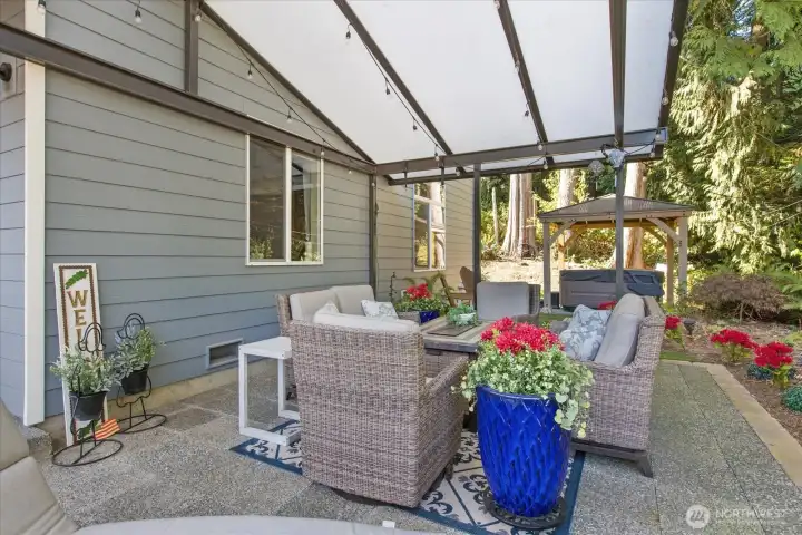 Surrounded by a lush green-belt.