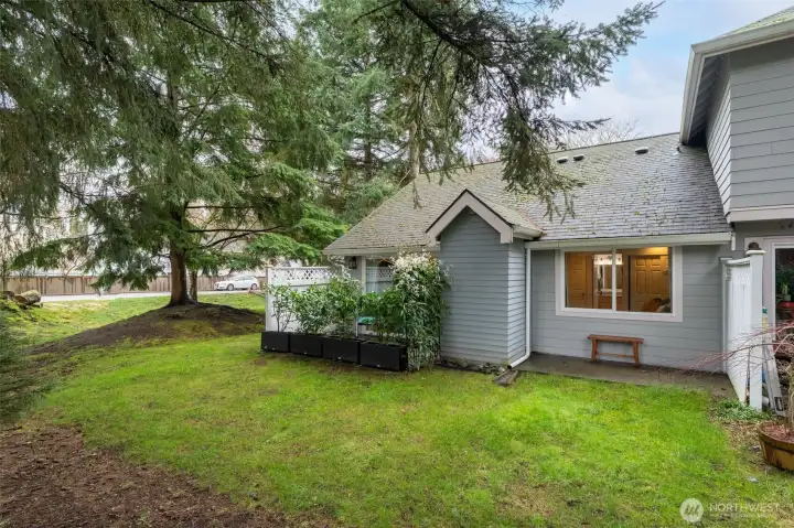 Experience plenty of privacy in this peaceful, serene setting. The lawn is professionally maintained by the HOA, so you can enjoy a beautiful yard without the work.