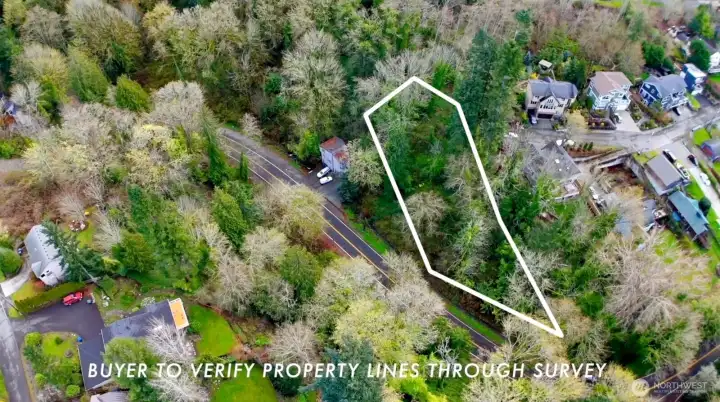 Buyer to verify all property lines.