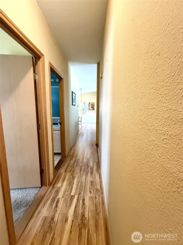 Hallway to Dining/Living Room
