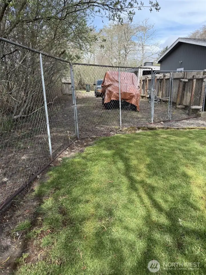 Extra Parking - View from Backyard