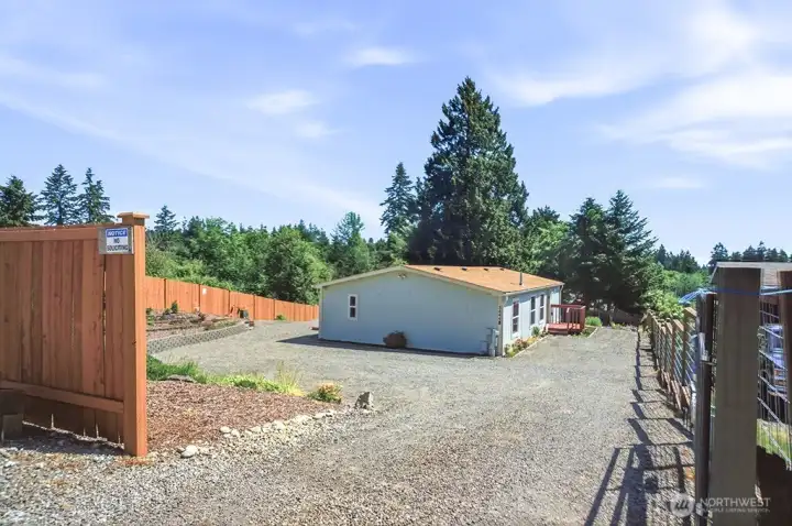 gated entry with lots of parking