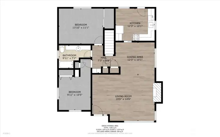 Main level floor plan. Great floor plan with seamless flow throughout