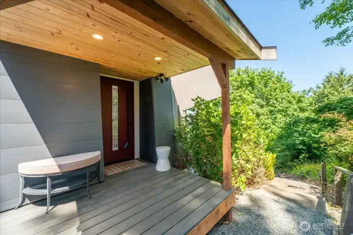 Main level, front entry. Main level, front entry.