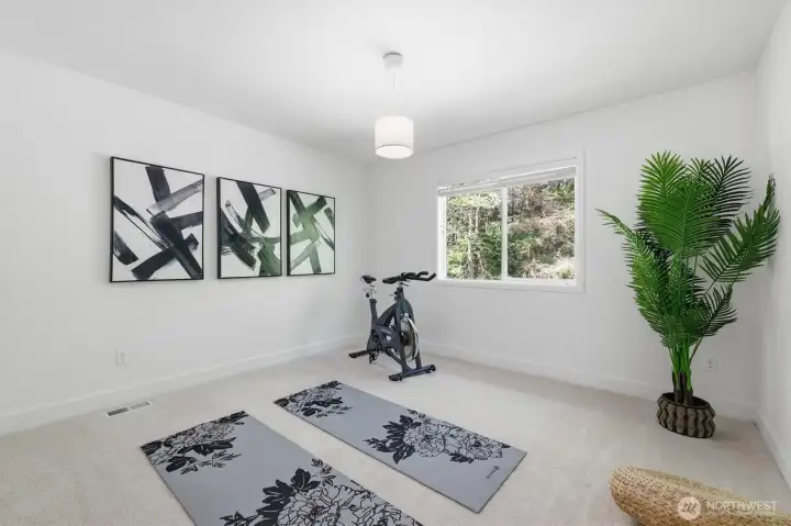 1 of 4 bedrooms upstairs