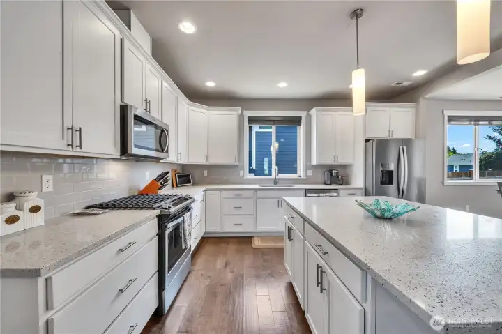 Gourmet Kitchen with oversized walk in pantry