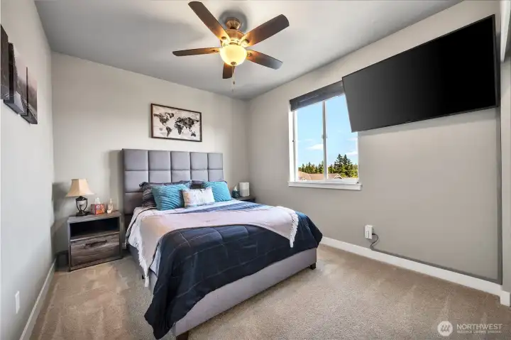 3 of 4 bedrooms