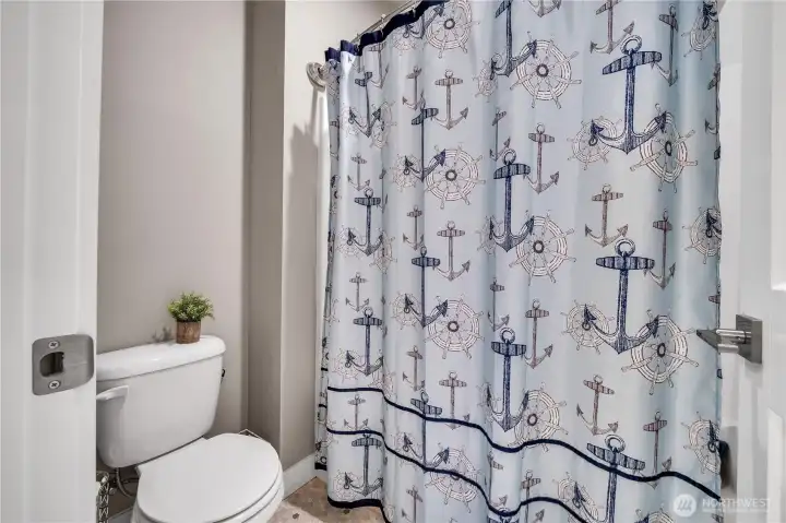 Separate tub/toilet area of 2nd floor bathroom