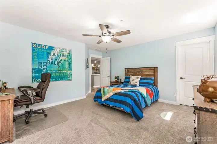 Upstairs bedroom 2 with walk in closet. Upstairs bedroom 2 with walk in closet.