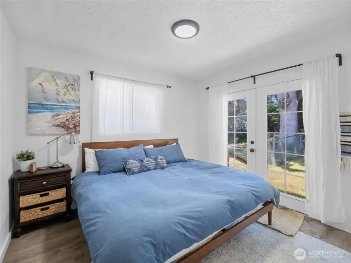 Primary w/french doors