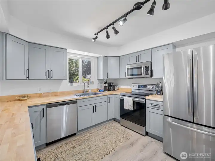 stainless appliances