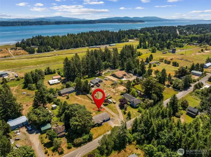 Home faces West