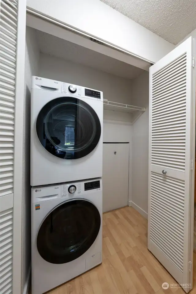 Laundry with extra storage space