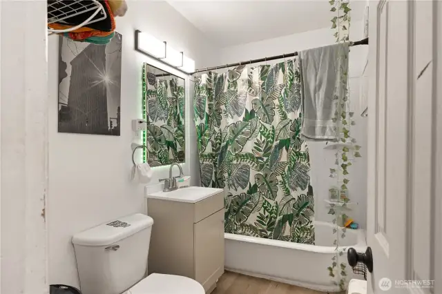 left side bathroom