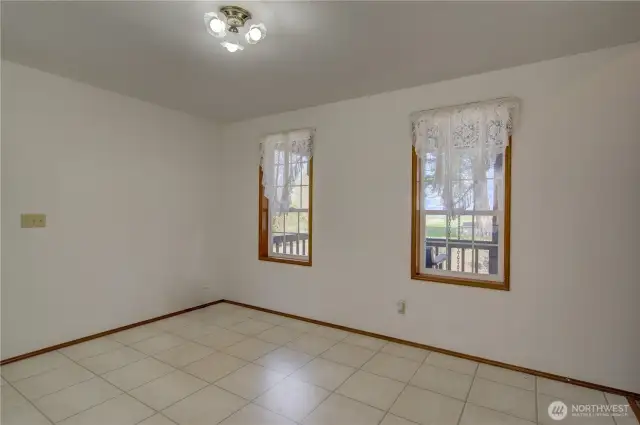 Dining room off the kitchen