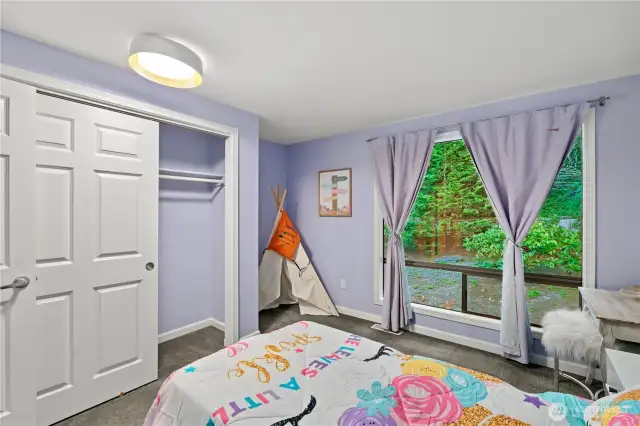 3nd Bedroom overlooks the backyard