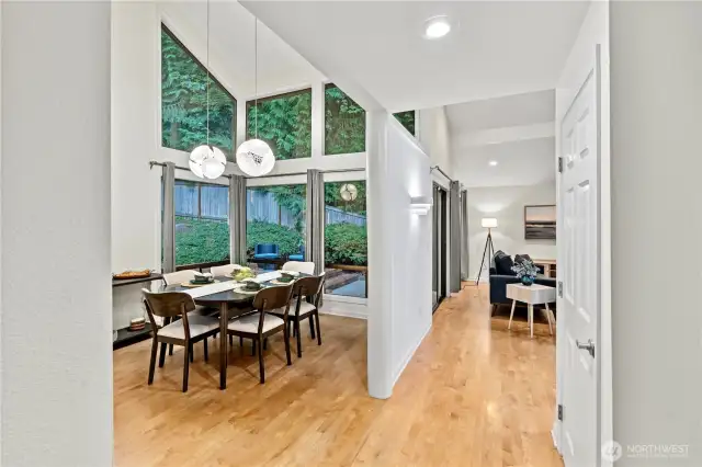 Floor to ceiling windows. Stunning!