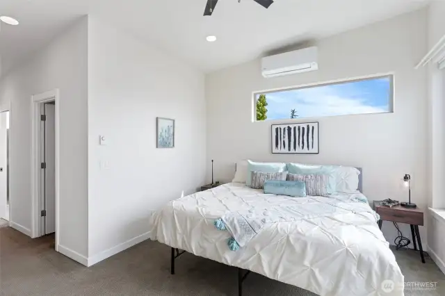 Air conditioned Primary Floor with high ceilings and tons of light.
