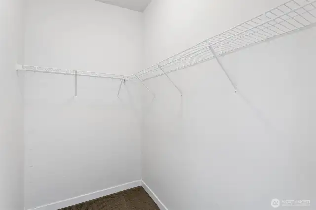 Primary walk-in closet