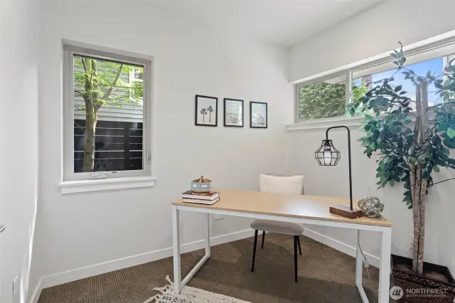 Entry level 2nd bedroom or ideal size for an office.