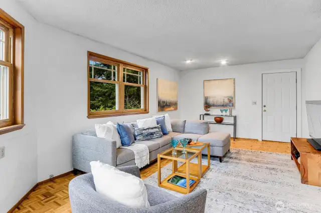 Grand Rec Room off Kitchen and Back Deck Access