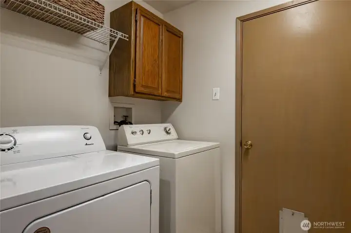 Laundry room with frest coat of paint