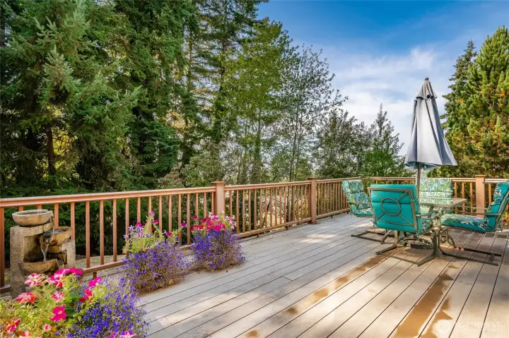 Lovely outdoor living space to host BBQs or to just unwind.