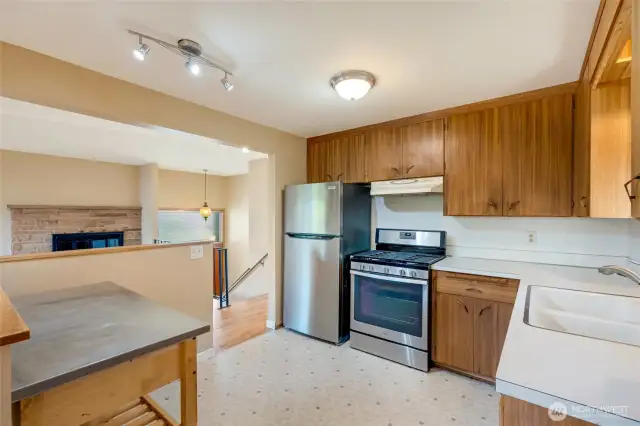 Original kitchen cabinets