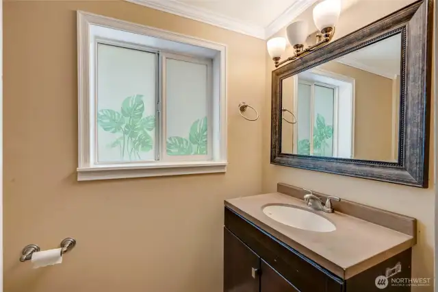 Lower level full bathroom
