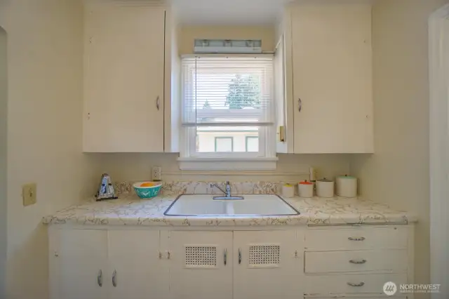 window over kitchen sink