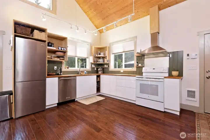 The kitchen is part of the party