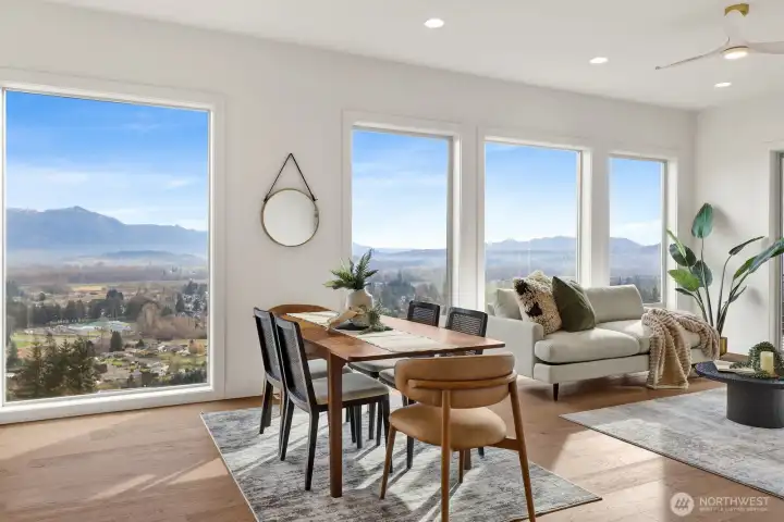 The home has been architecturally designed to maximize the amazing view from all living spaces