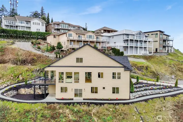 Architecturally designed for this view lot