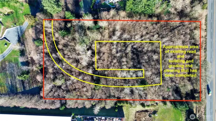 Lot lines and grading sketch is approximate and meant only to give you a rough idea of the current layout.