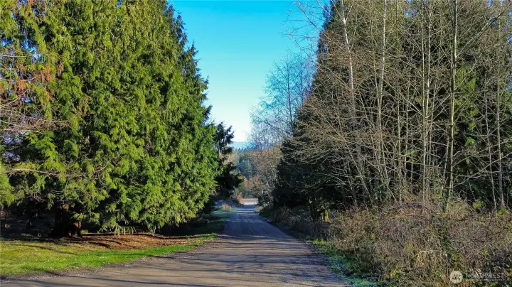 Community road from Hwy 9