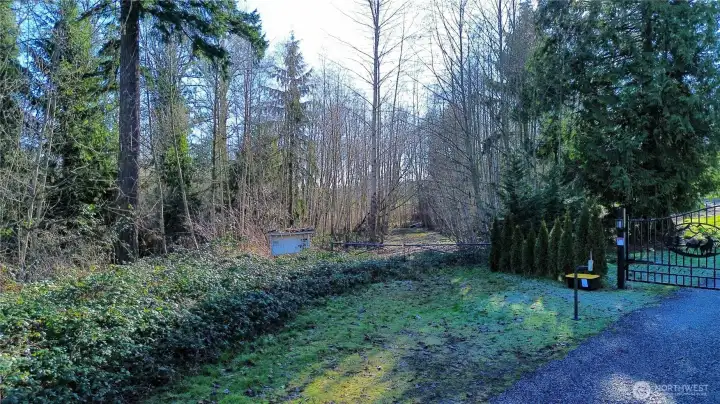 Property entrance gate