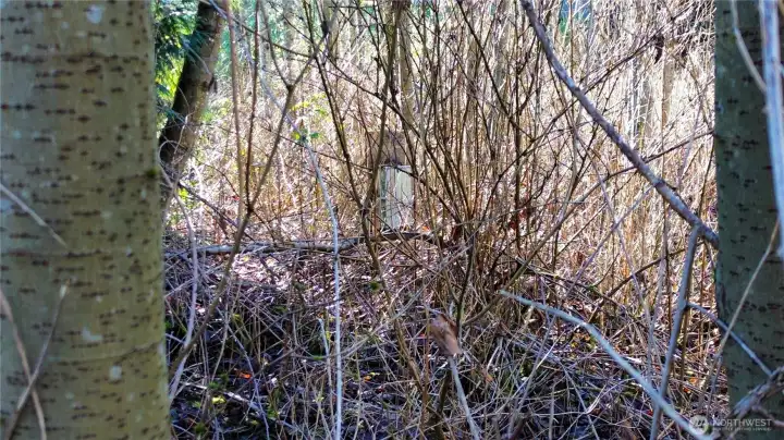 Power drop 3 and breaker box for ADU or detached garage.