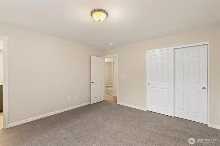Primary Bedroom offers a walk-in closet.