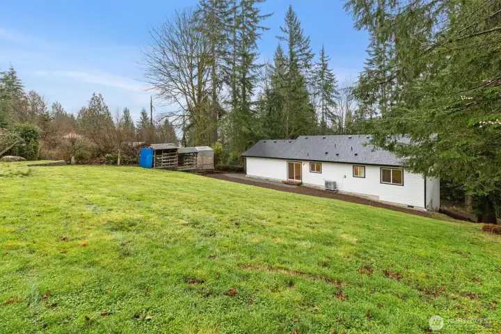 So much space to garden and play!